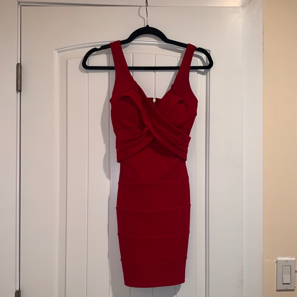 Sexy red dress